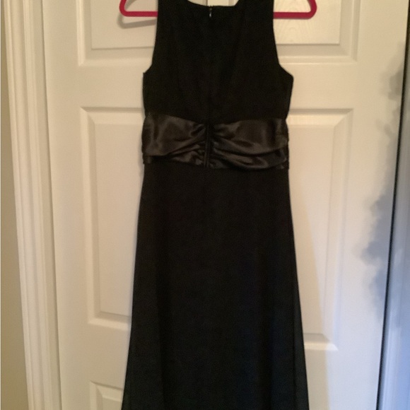 Black chiffon dress - Picture 2 of 4